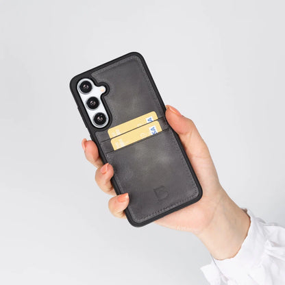 Bouletta Samsung Galaxy S24 Series Leather Case with Card Holder - FXCP