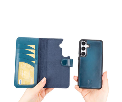 Magic Samsung Galaxy S24 Detachable Leather Wallet Case – Expanded Palette
