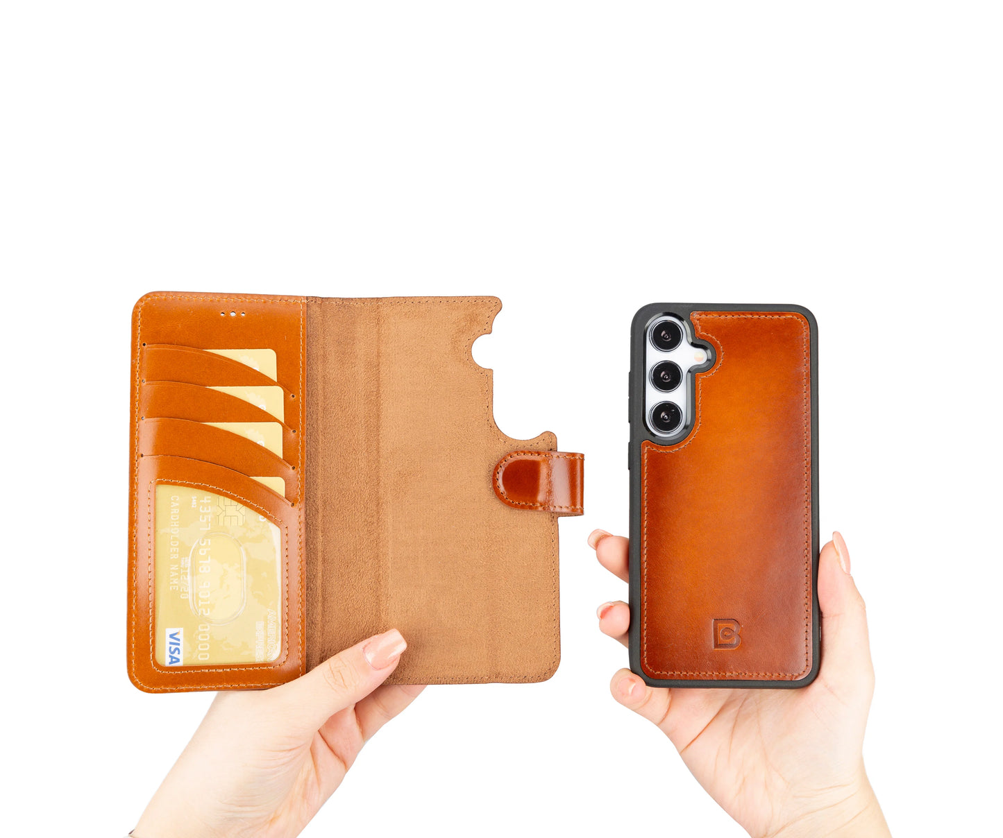 Magic Samsung Galaxy S24 Detachable Leather Wallet Case