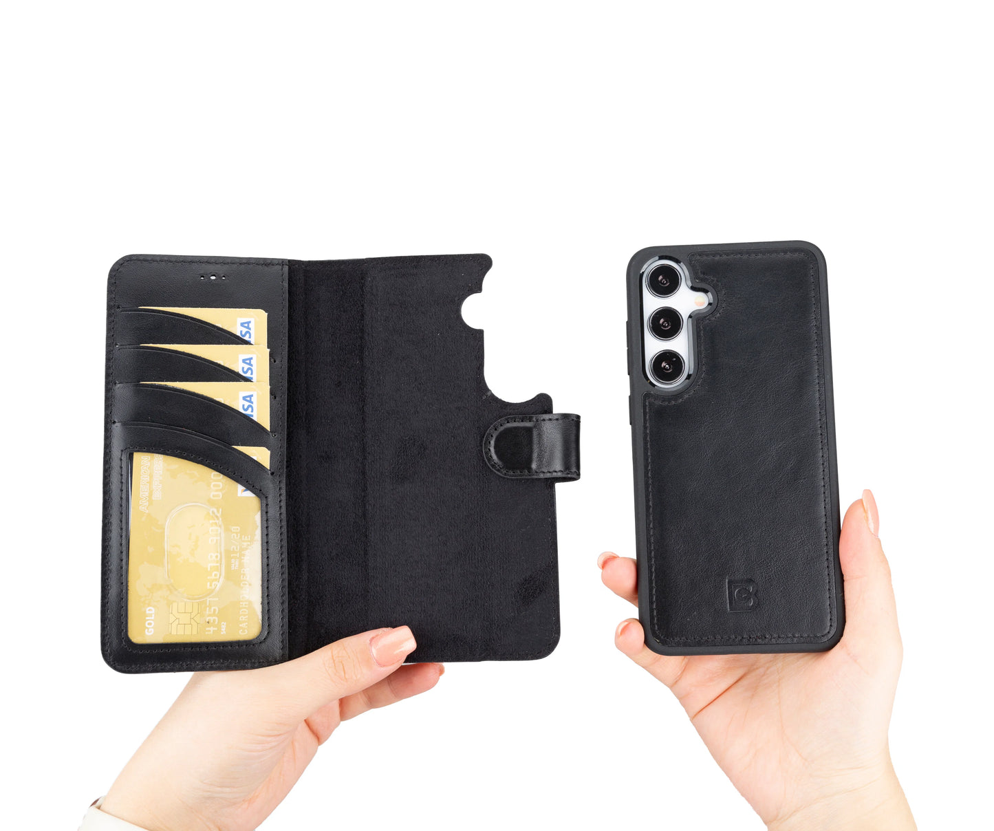 Magic Samsung Galaxy S24 Detachable Leather Wallet Case