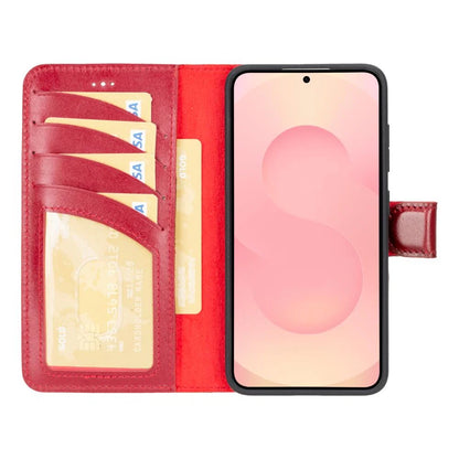 Magic Samsung Galaxy S25 Detachable Leather Wallet Case – Expanded Palette