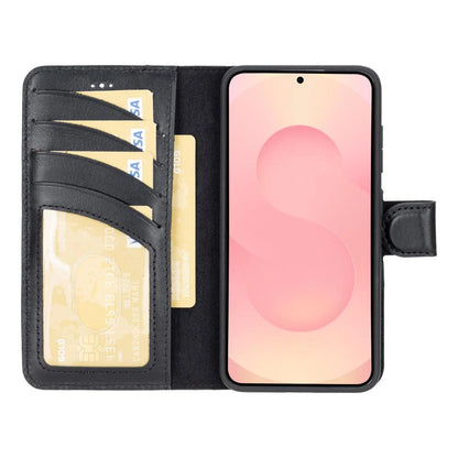 Magic Samsung Galaxy S25 Detachable Leather Wallet Case – Expanded Palette