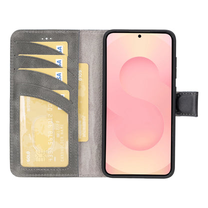 Magic Samsung Galaxy S26 Detachable Leather Wallet Case – Mixed Palette