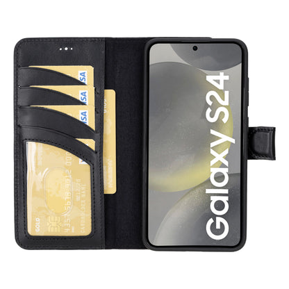 Magic Samsung Galaxy S24 Detachable Leather Wallet Case – Expanded Palette