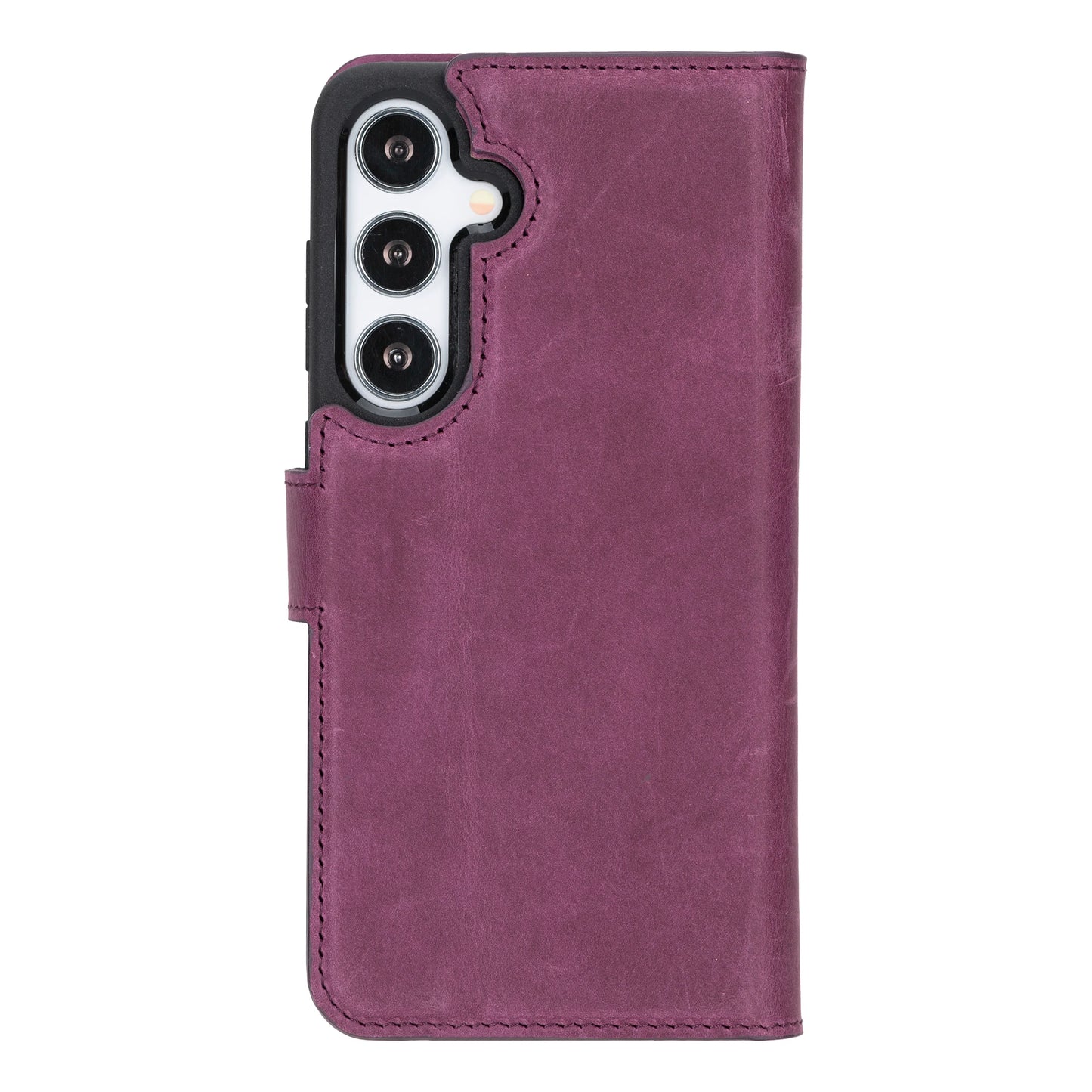 Magic Samsung Galaxy S24 Plus Detachable Leather Wallet Case