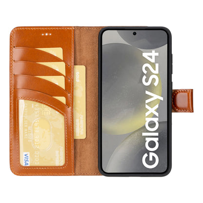 Magic Samsung Galaxy S24 Ultra Detachable Leather Wallet Case – Expanded Palette