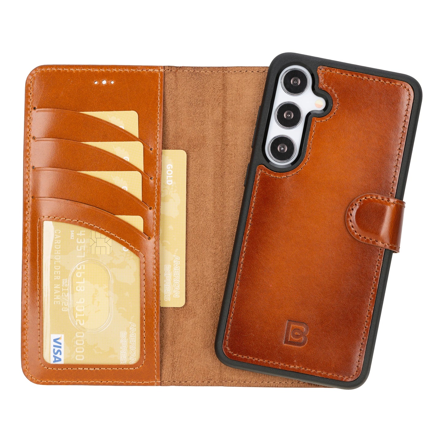 Magic Samsung Galaxy S24 Detachable Leather Wallet Case