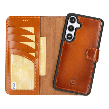 Magic Samsung Galaxy S24 Detachable Leather Wallet Case – Expanded Palette