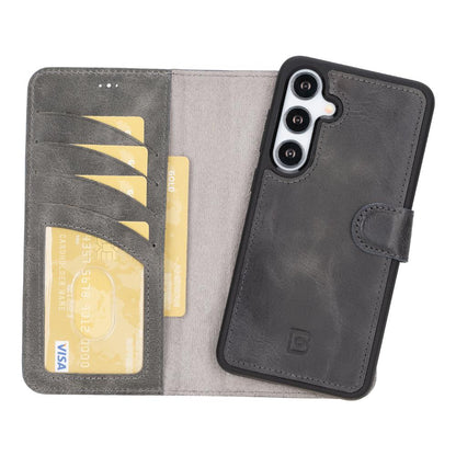 Magic Samsung Galaxy S25 Detachable Leather Wallet Case – Expanded Palette