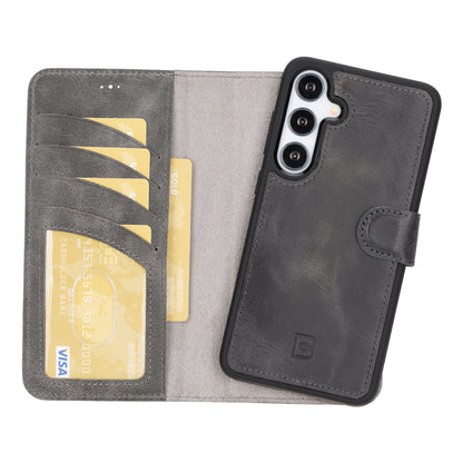 Magic Samsung Galaxy S24 Ultra Detachable Leather Wallet Case – Expanded Palette