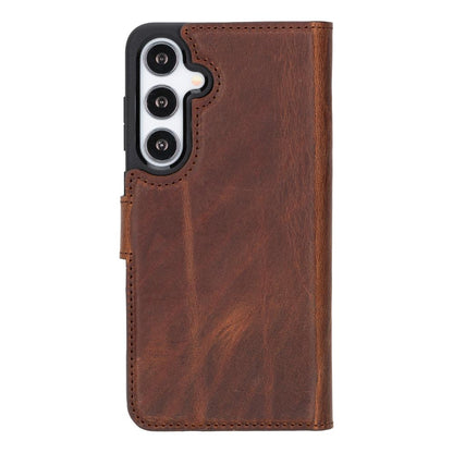 Magic Samsung Galaxy S25 Plus Detachable Leather Wallet Case – Expanded Palette