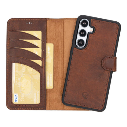 Magic Samsung Galaxy S24 Ultra Detachable Leather Wallet Case – Expanded Palette