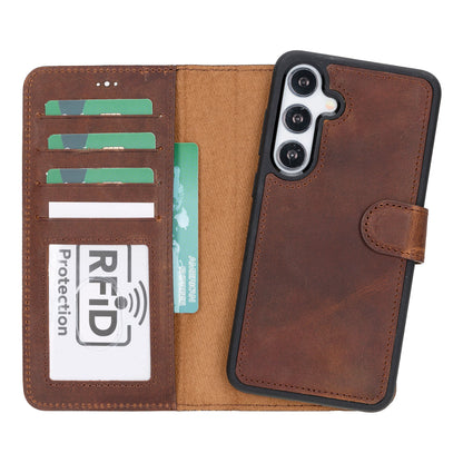 Magic Samsung Galaxy S24 Plus Detachable Leather Wallet Case – Core Palette
