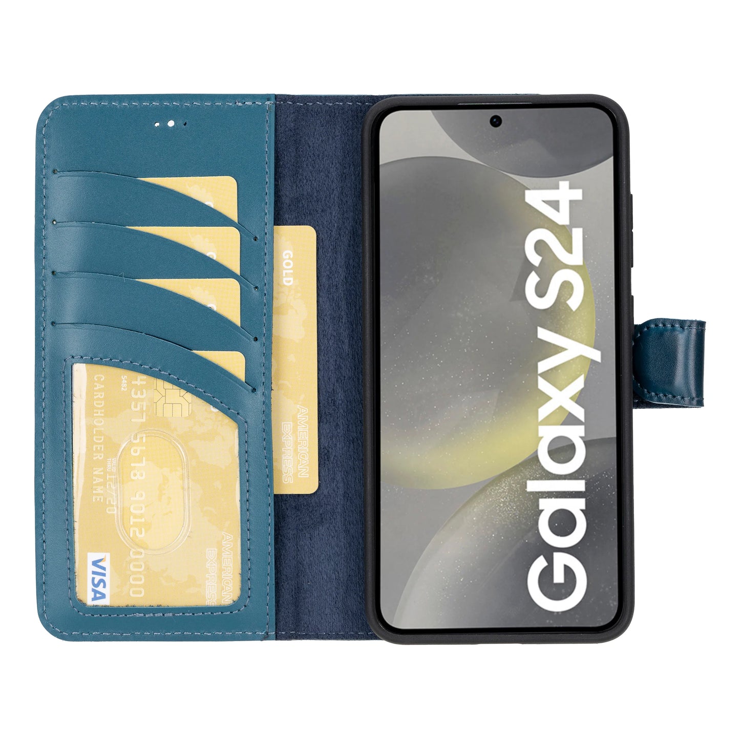 Magic Samsung Galaxy S24 Detachable Leather Wallet Case