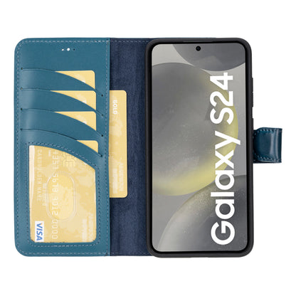 Magic Samsung Galaxy S24 Detachable Leather Wallet Case – Expanded Palette