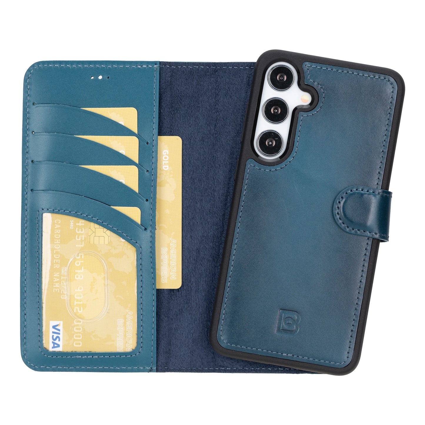 Magic Samsung Galaxy S24 Detachable Leather Wallet Case