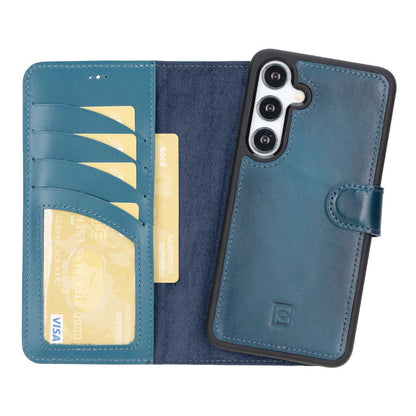 Magic Samsung Galaxy S25 Detachable Leather Wallet Case – Expanded Palette