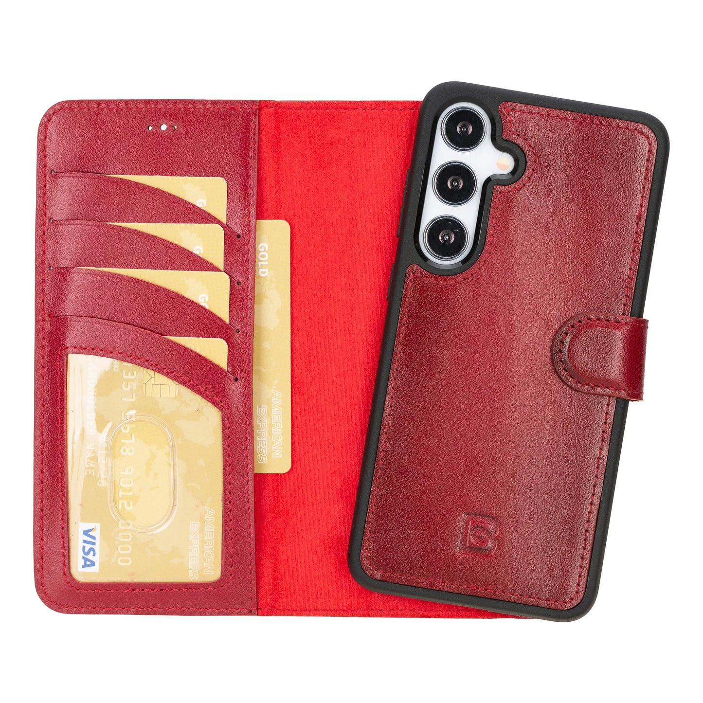 Magic Samsung Galaxy S24 Detachable Leather Wallet Case