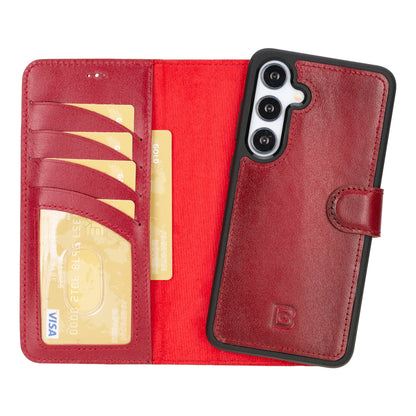 Magic Samsung Galaxy S24 Ultra Detachable Leather Wallet Case – Expanded Palette