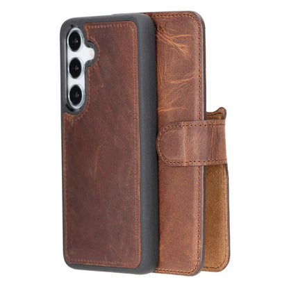 Magic Samsung Galaxy S25 Detachable Leather Wallet Case – Core Palette