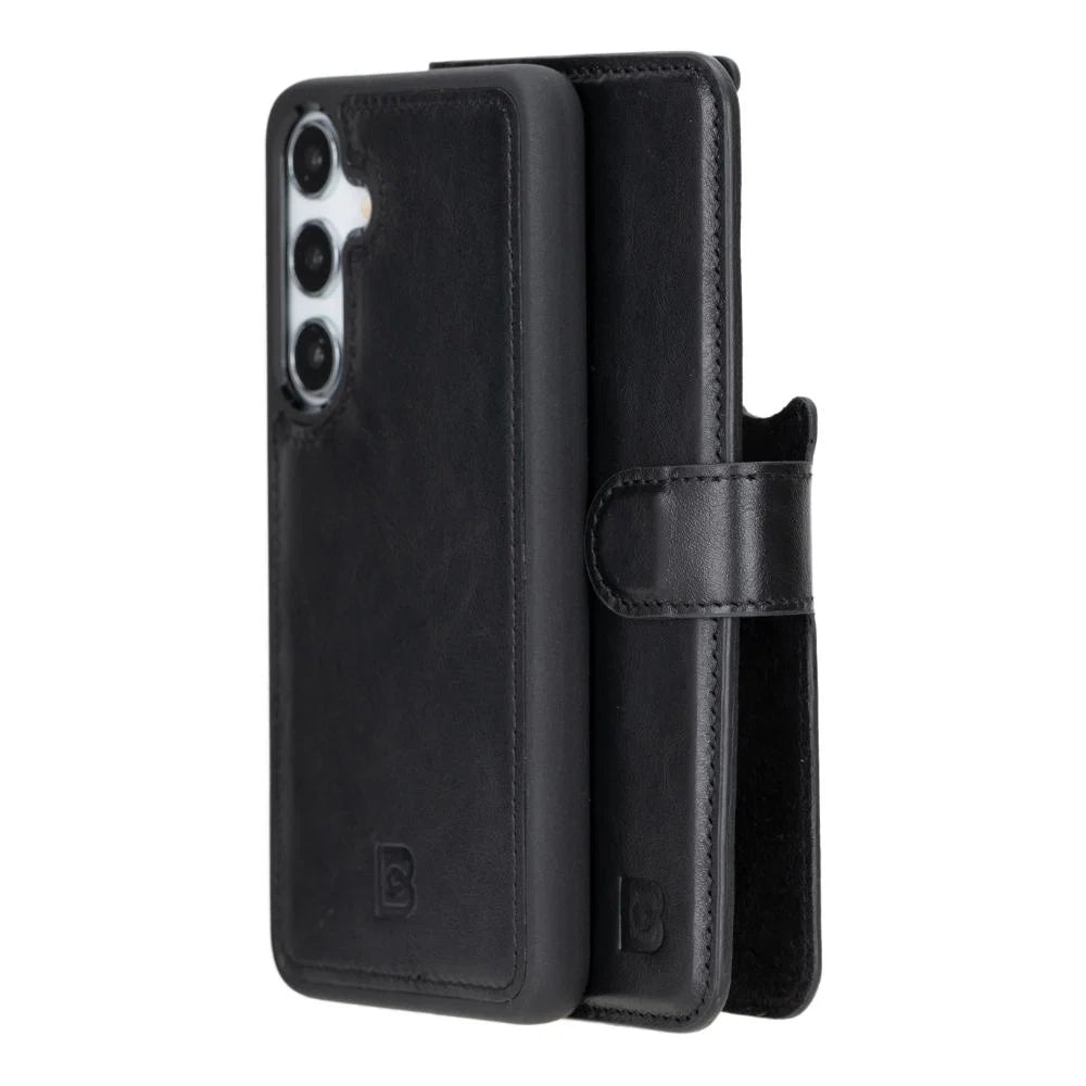 Magic Samsung Galaxy S25 Plus Leather Detachable Wallet Case
