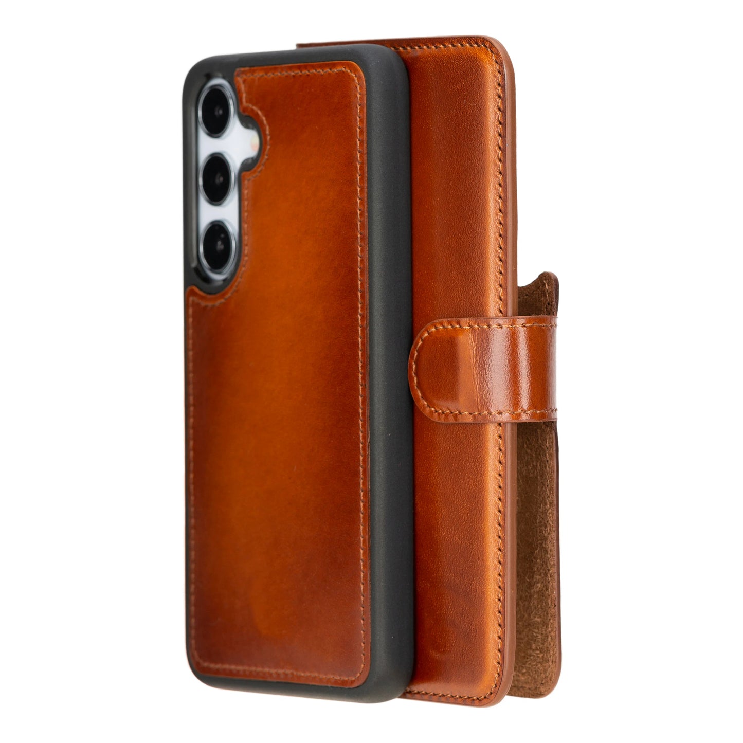 Magic Samsung Galaxy S24 Plus Leather Detachable Wallet Case
