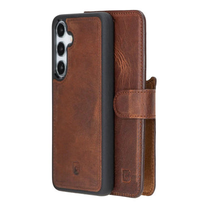 Magic Samsung Galaxy S25 Plus Detachable Leather Wallet Case – Expanded Palette