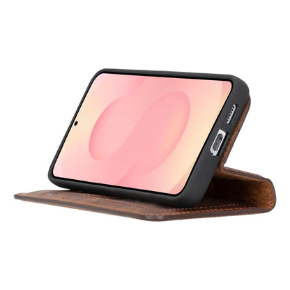 Magic Samsung Galaxy S25 Detachable Leather Wallet Case – Expanded Palette
