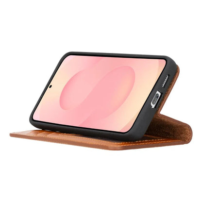 Magic Samsung Galaxy S25 Plus Detachable Leather Wallet Case – Expanded Palette