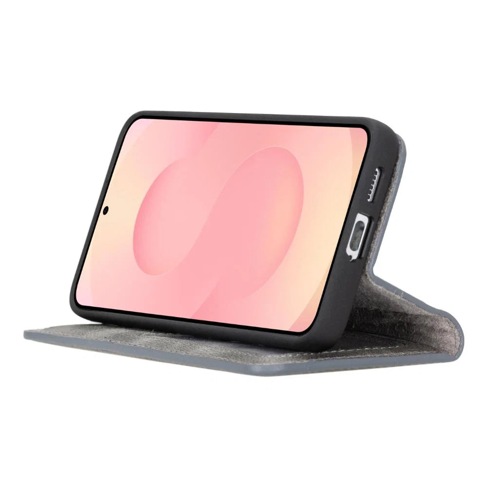 Magic Samsung Galaxy S25 Leather Detachable Wallet Case