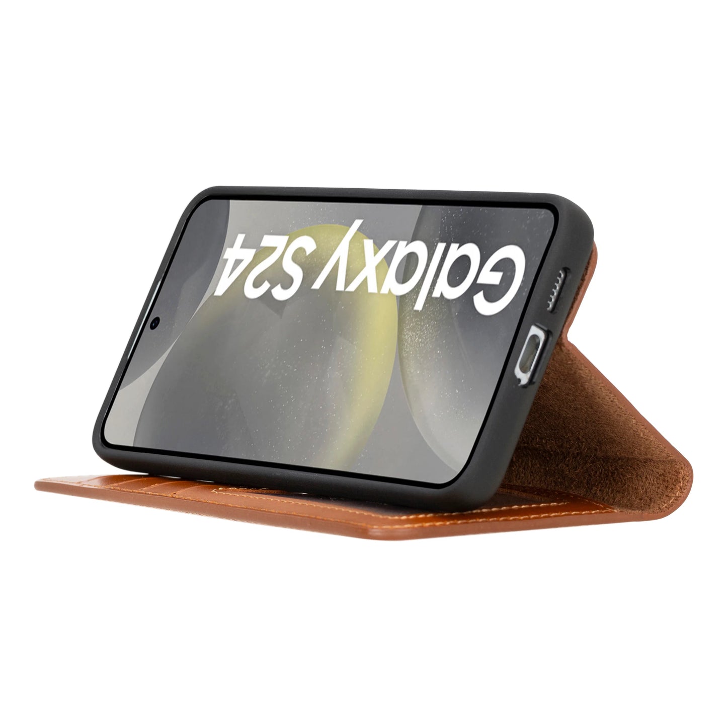 Magic Samsung Galaxy S24 Plus Leather Detachable Wallet Case