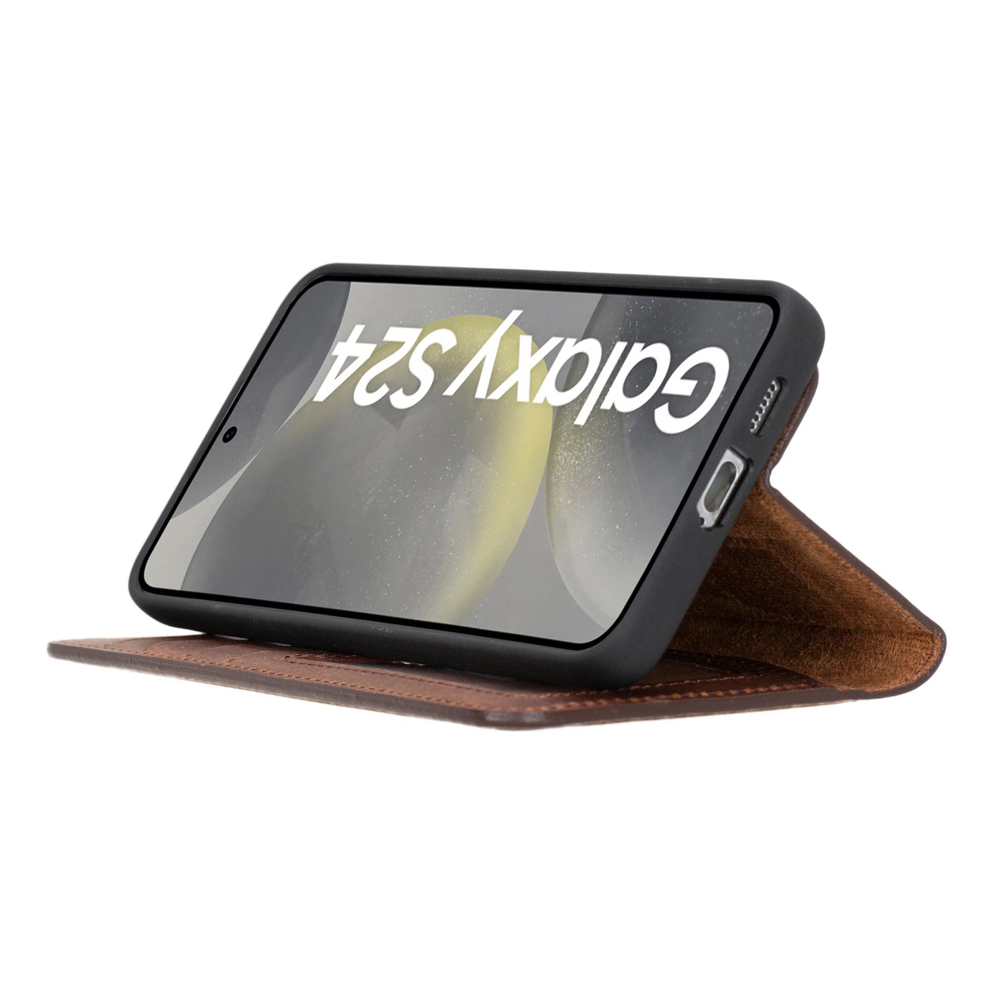 Magic Samsung Galaxy S24 Detachable Leather Wallet Case