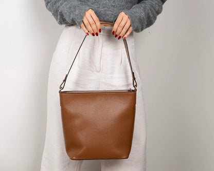 Elena Leather Shoulder Bag