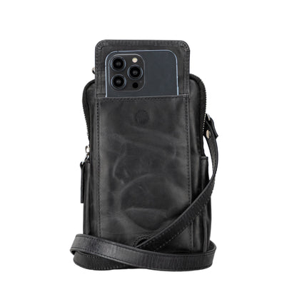 Nino Leather Phone Crossbody Bag