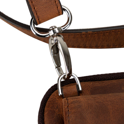 Nino Leather Phone Crossbody Bag
