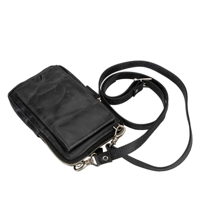 Nino Leather Phone Crossbody Bag