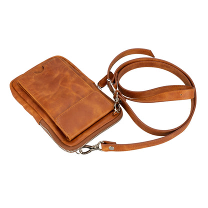 Nino Leather Phone Crossbody Bag