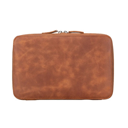 Leather Travel Cable Organizer – 5 Colors