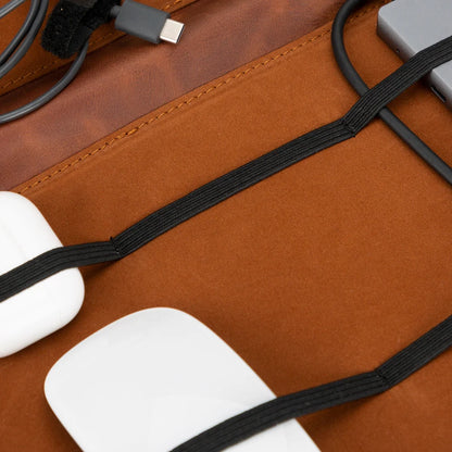 Leather Travel Cable Organizer – 5 Colors