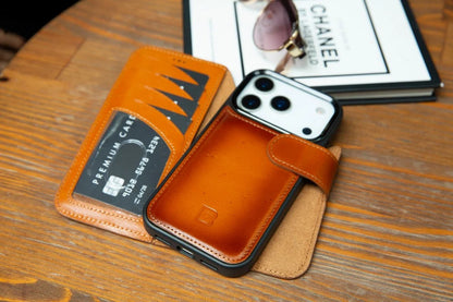 Magic iPhone 17 Pro Max Detachable Leather Wallet Case – Core Palette