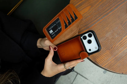 Magic iPhone 17 Pro Max Detachable Leather Wallet Case – Core Palette