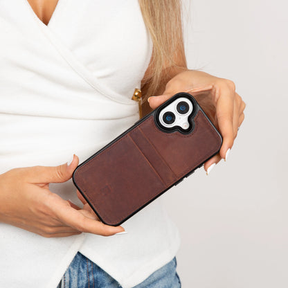 Flex Cover iPhone 17 Leather Card Holder Case