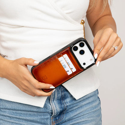 Flex Cover iPhone 17 Pro Max Leather Card Holder Case