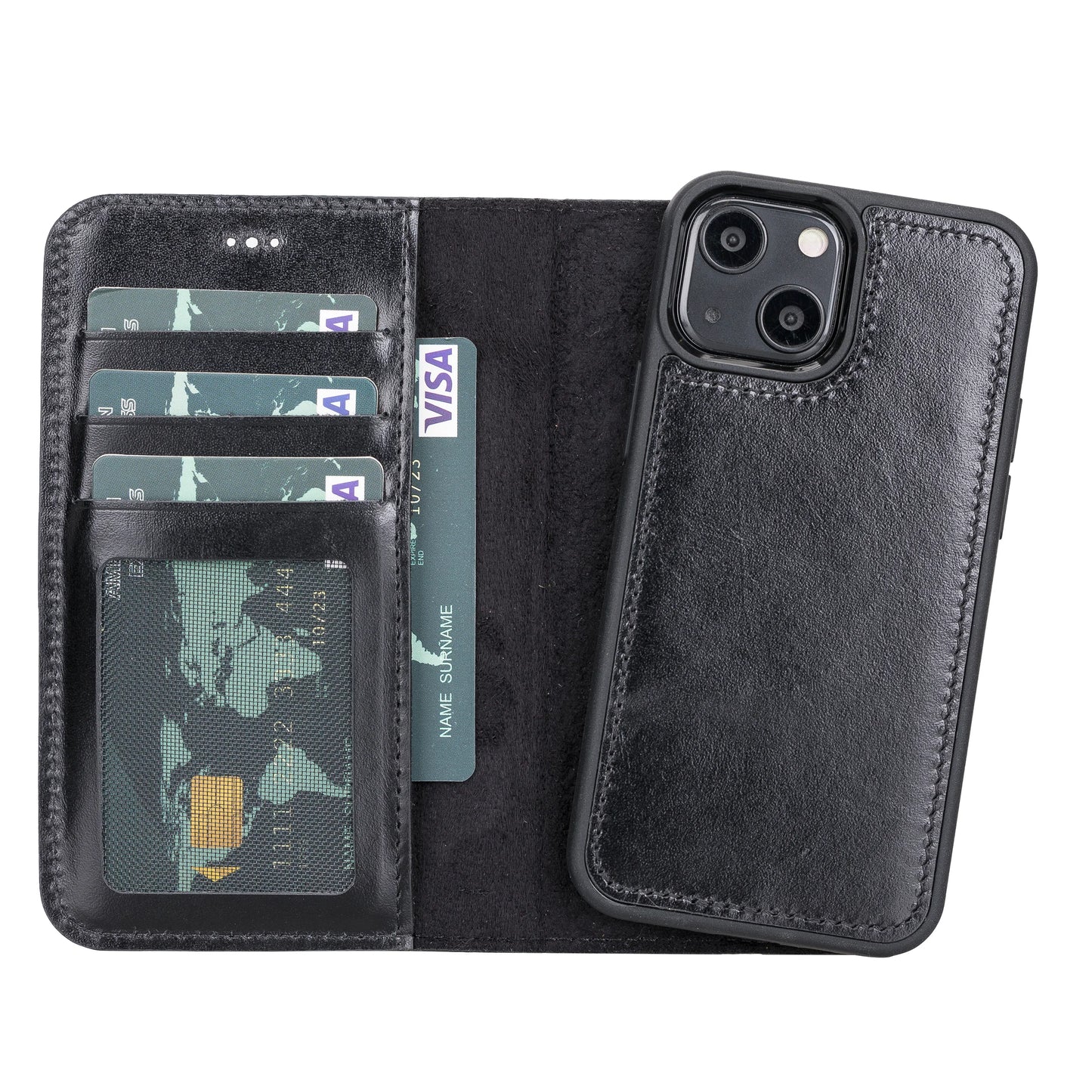 Apple iPhone 13 Series Detachable Leather Case RFID/ MWW iPhone 13 6.1" / RST2EF