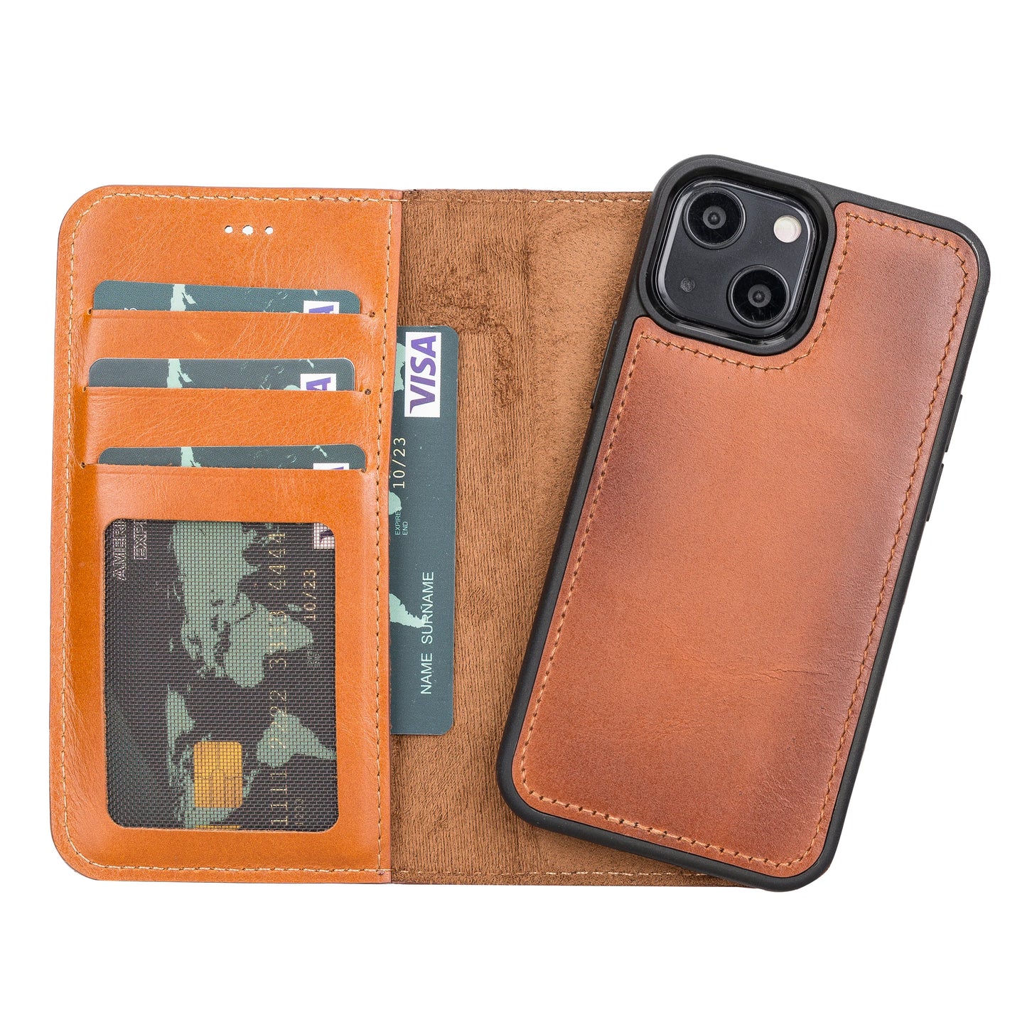 Apple iPhone 13 Series Detachable Leather Case RFID/ MWW iPhone 13 6.1" / RST2EF