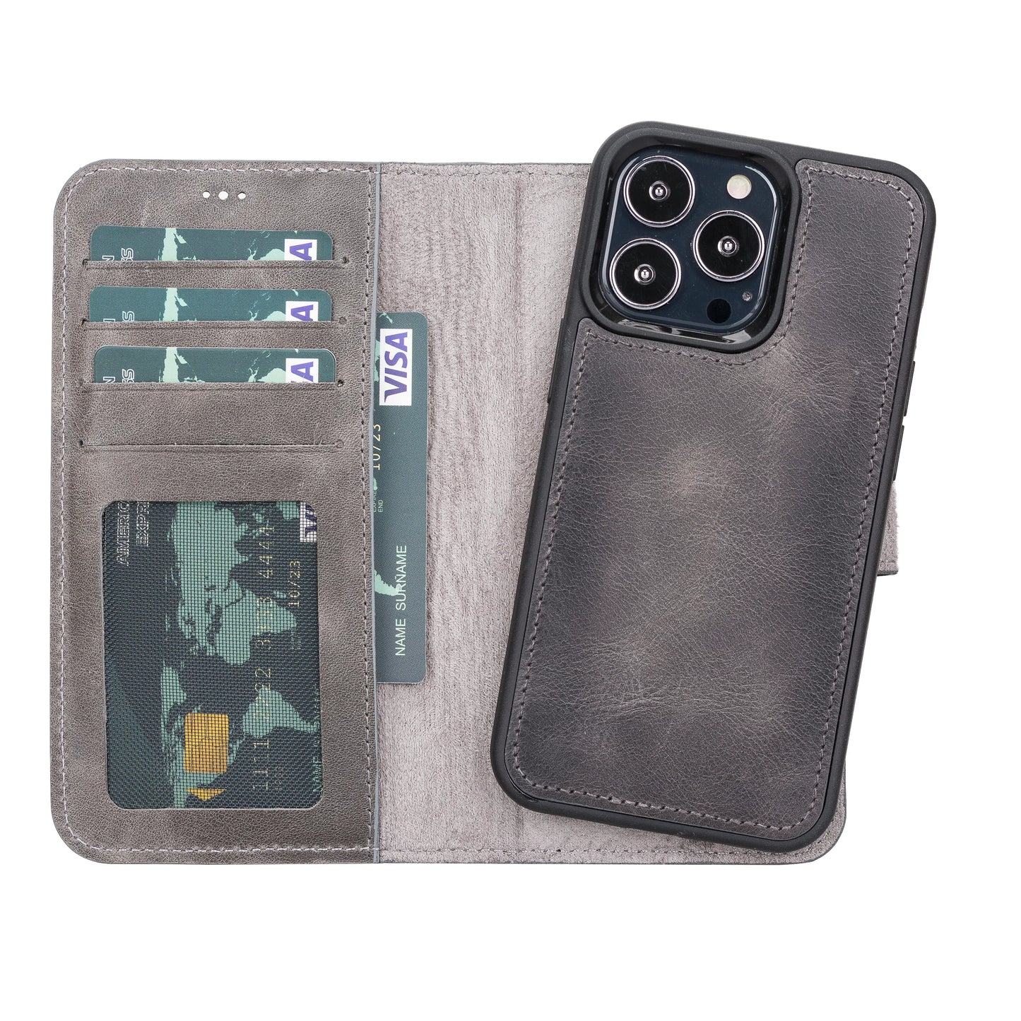Apple iPhone 13 Series Detachable Leather Case RFID/ MWW iPhone 13 6.1" / RST2EF
