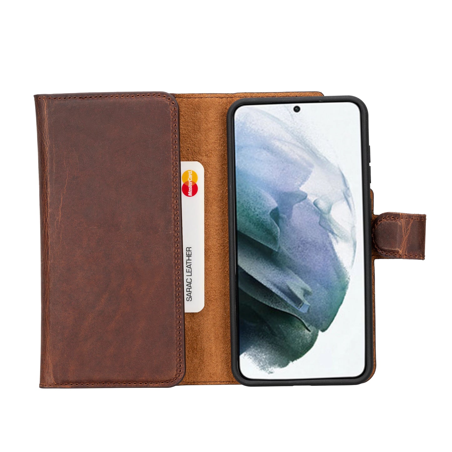 Santa Samsung Galaxy S23 Plus Leather Detachable Wallet Case