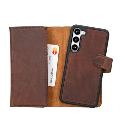 Santa Samsung Galaxy S23 Plus Detachable Leather Wallet Case