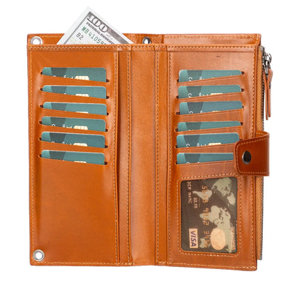 Lozan Leather Phone Crossbody Wallet