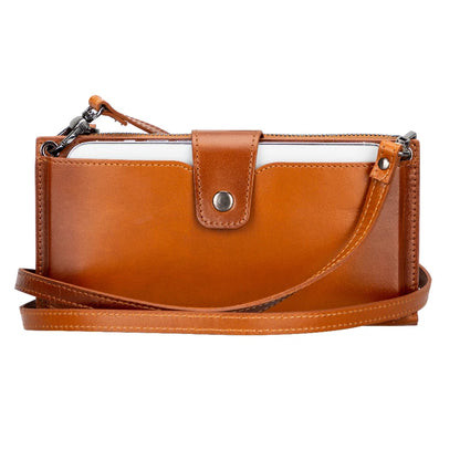 Lozan Leather Phone Crossbody Wallet